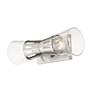 2 Light Brushed Nickel Sconce