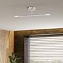 2 Light Brushed Nickel Semi-Flush