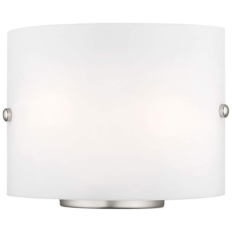 Image 2 2 Light Brushed Nickel Wall Sconce
