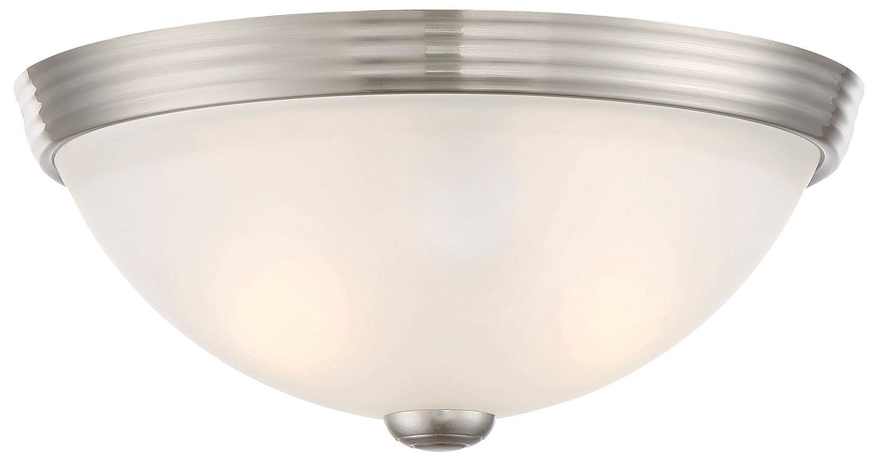 Image 3 2-Light Ceiling Light in Satin Nickel more views