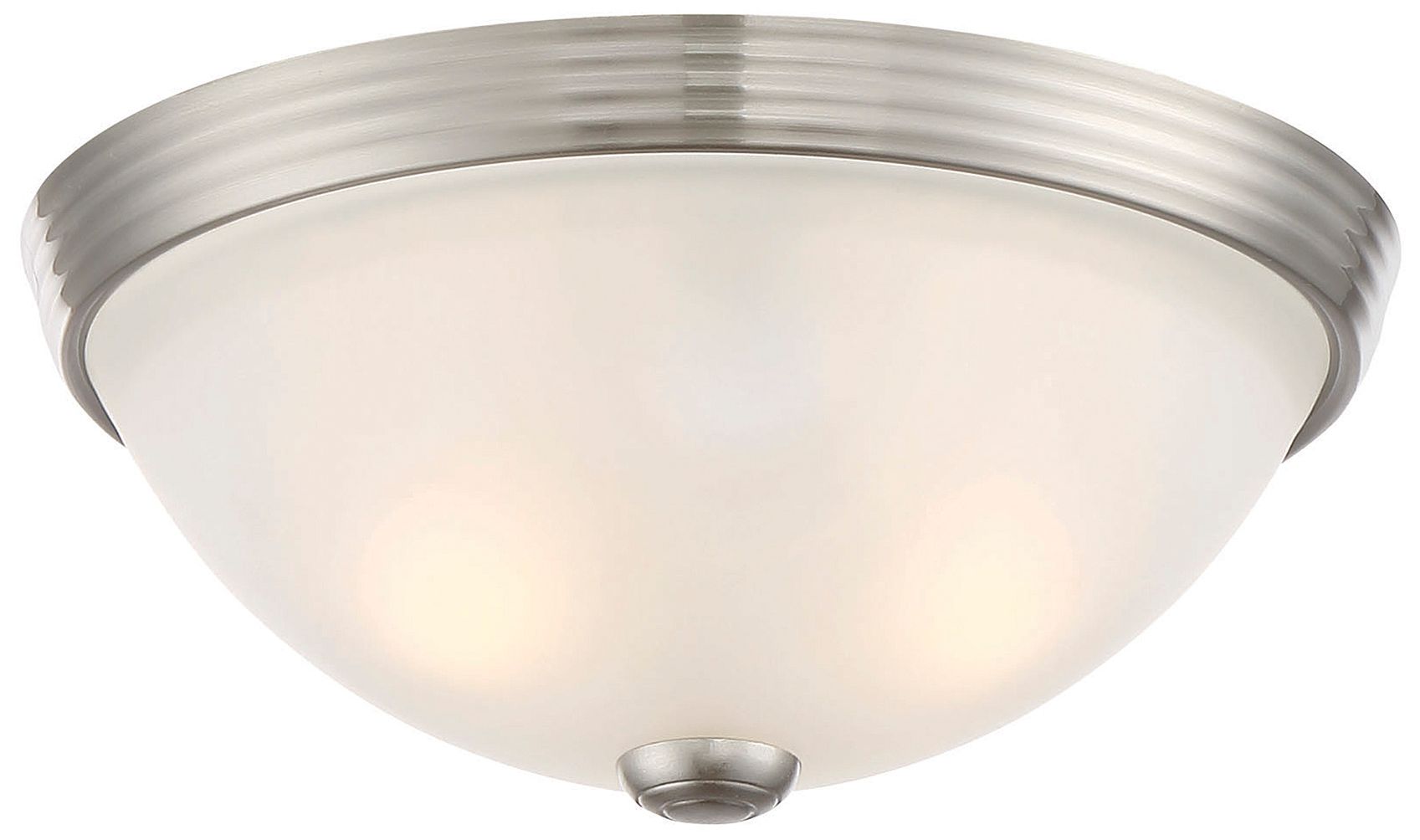 Image 4 2-Light Ceiling Light in Satin Nickel more views