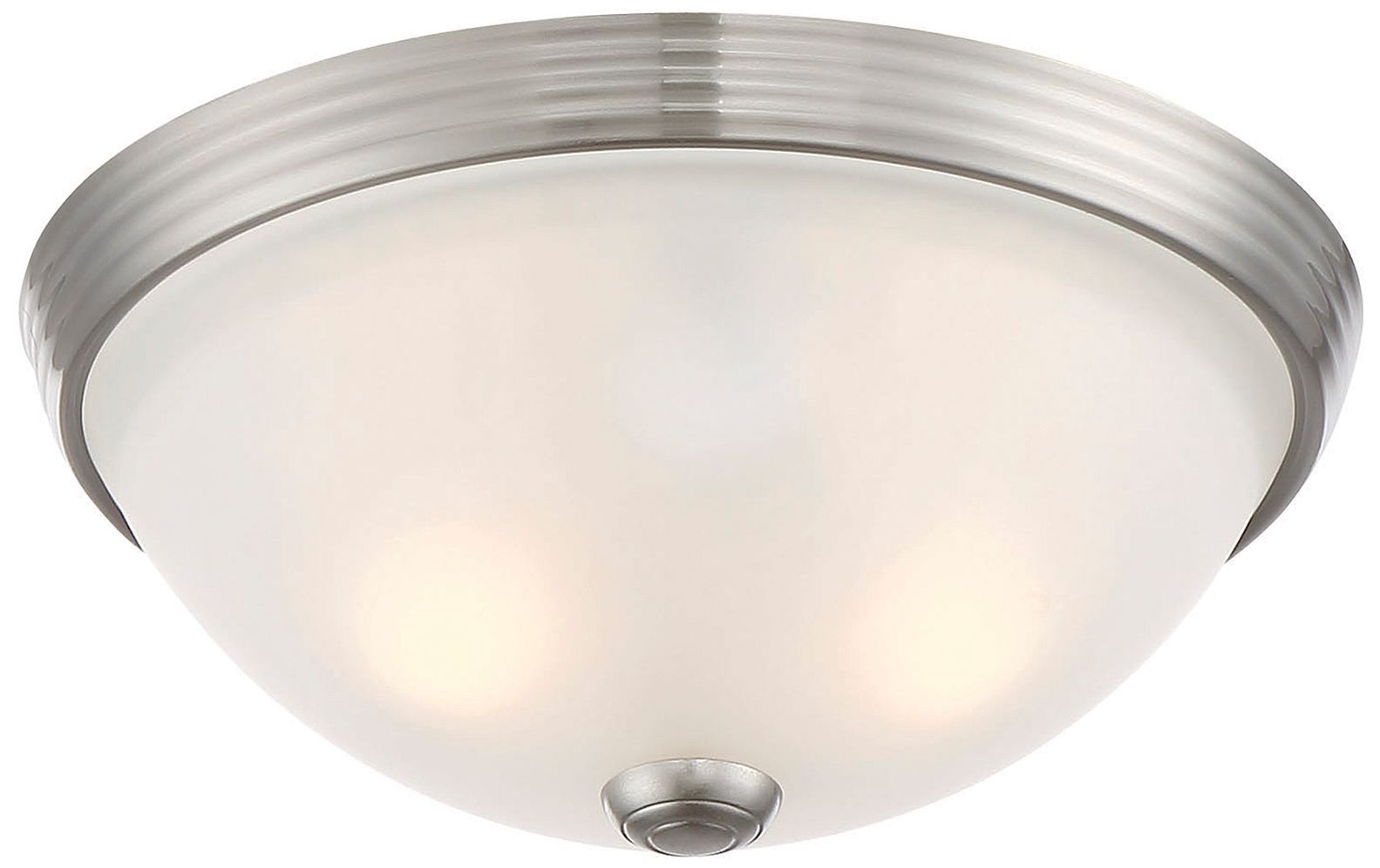 Image 5 2-Light Ceiling Light in Satin Nickel more views