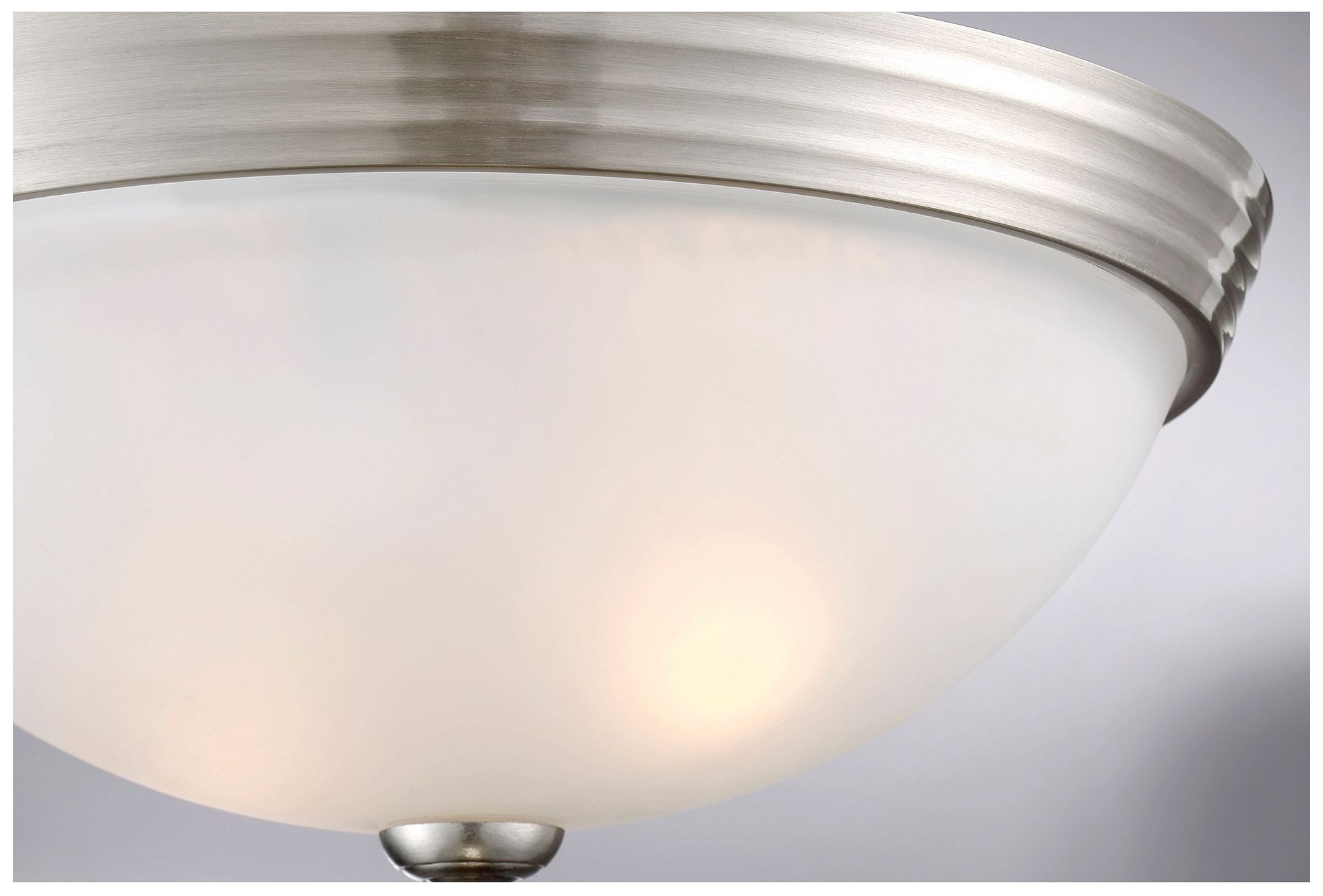 Image 6 2-Light Ceiling Light in Satin Nickel more views