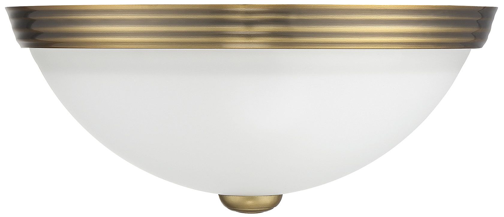 Image 2 2-Light Ceiling Light in Warm Brass more views