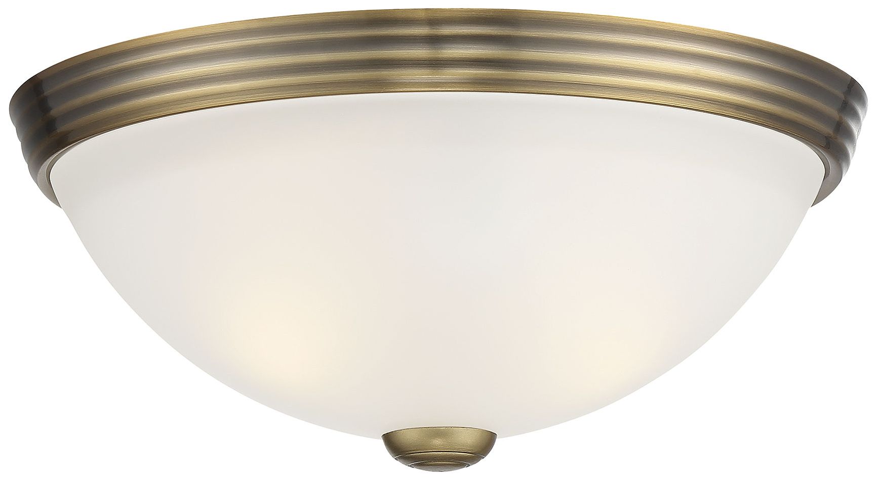 Image 3 2-Light Ceiling Light in Warm Brass more views