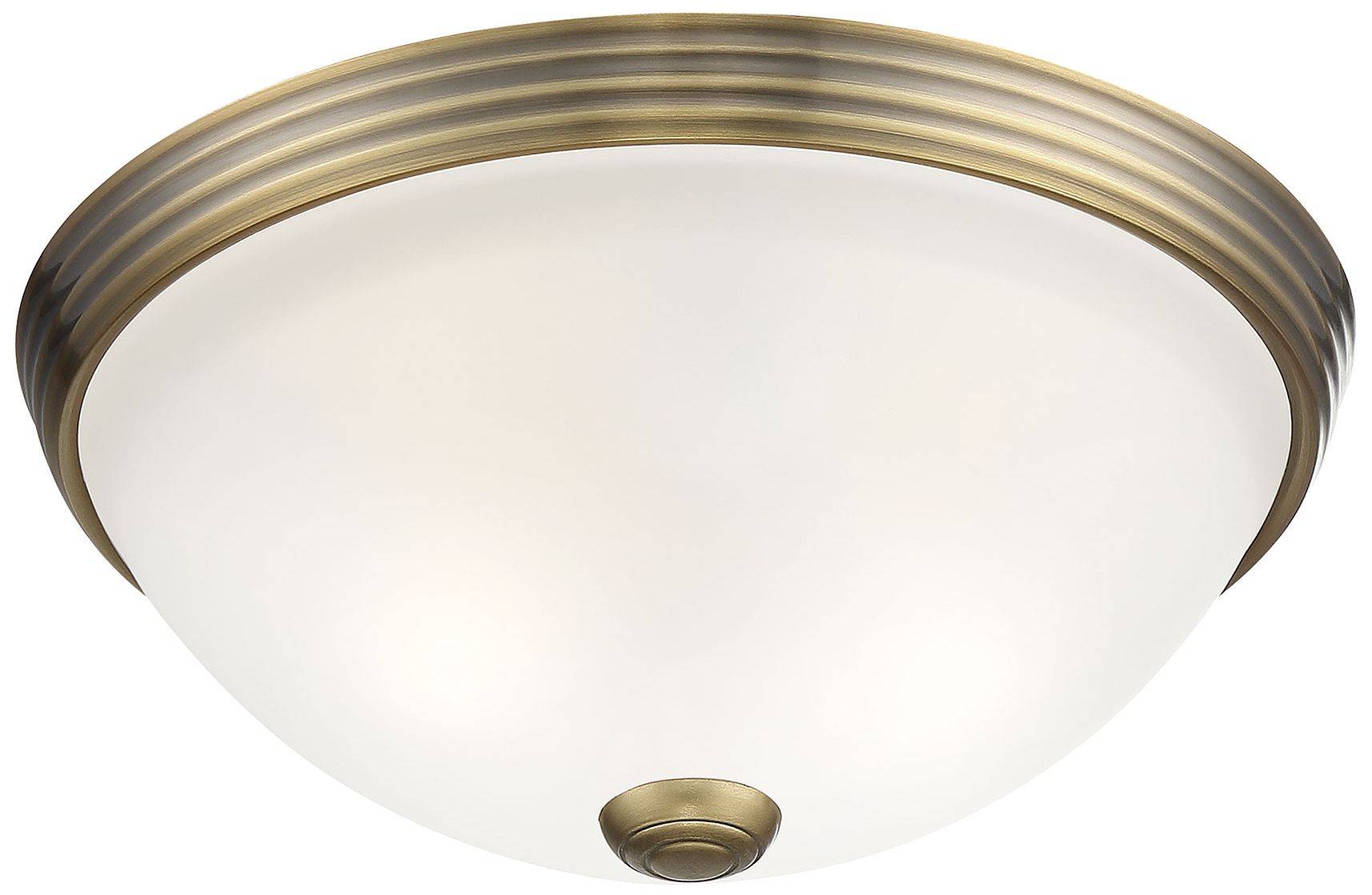 Image 4 2-Light Ceiling Light in Warm Brass more views