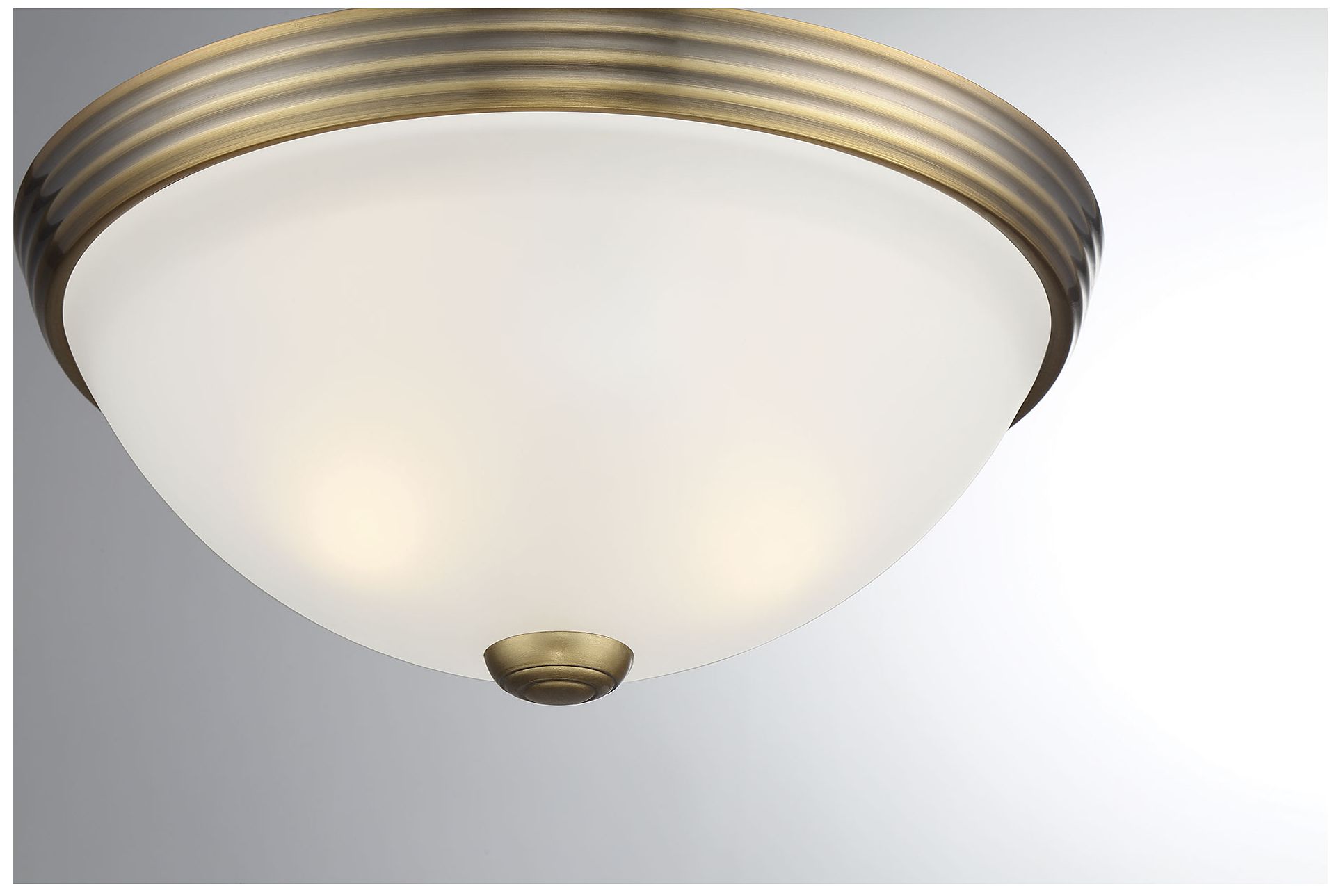Image 5 2-Light Ceiling Light in Warm Brass more views