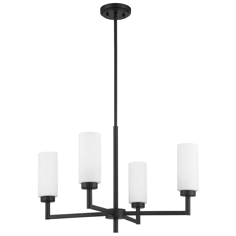 Image 2 2-Light Chandelier in Matte Black more views