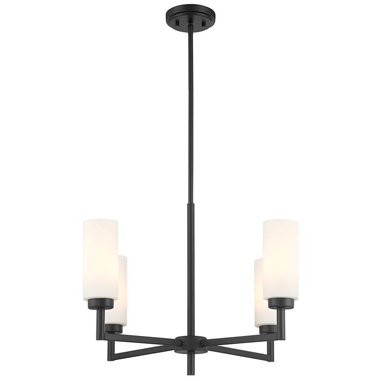 Image 4 2-Light Chandelier in Matte Black more views