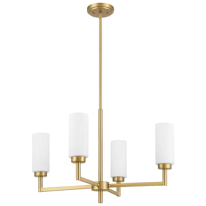 Image 2 2-Light Chandelier in Natural Brass more views