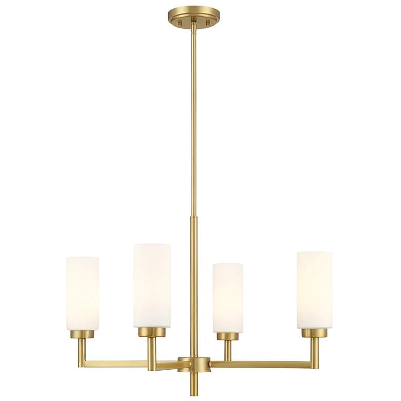 Image 3 2-Light Chandelier in Natural Brass more views