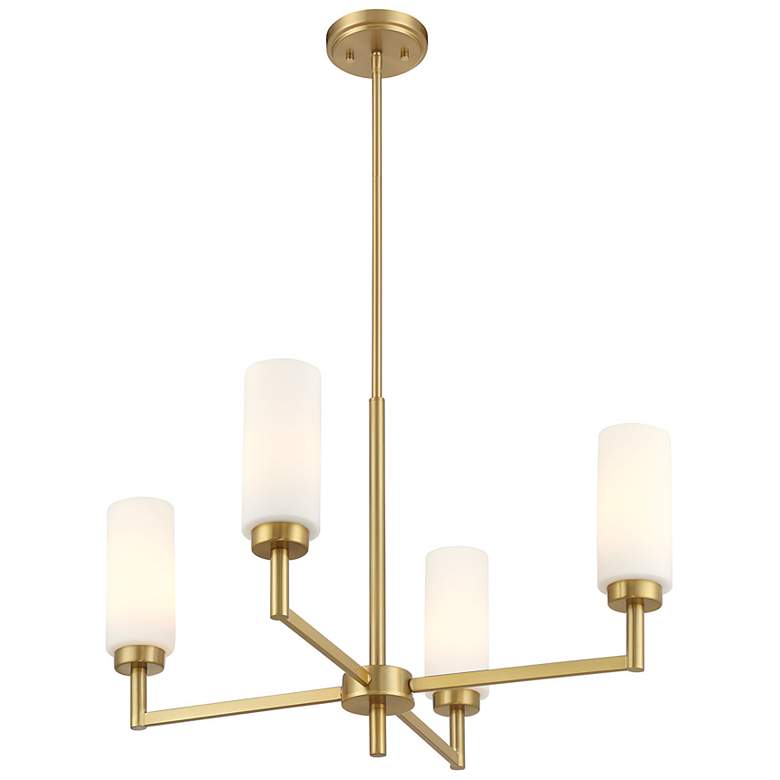 Image 5 2-Light Chandelier in Natural Brass more views