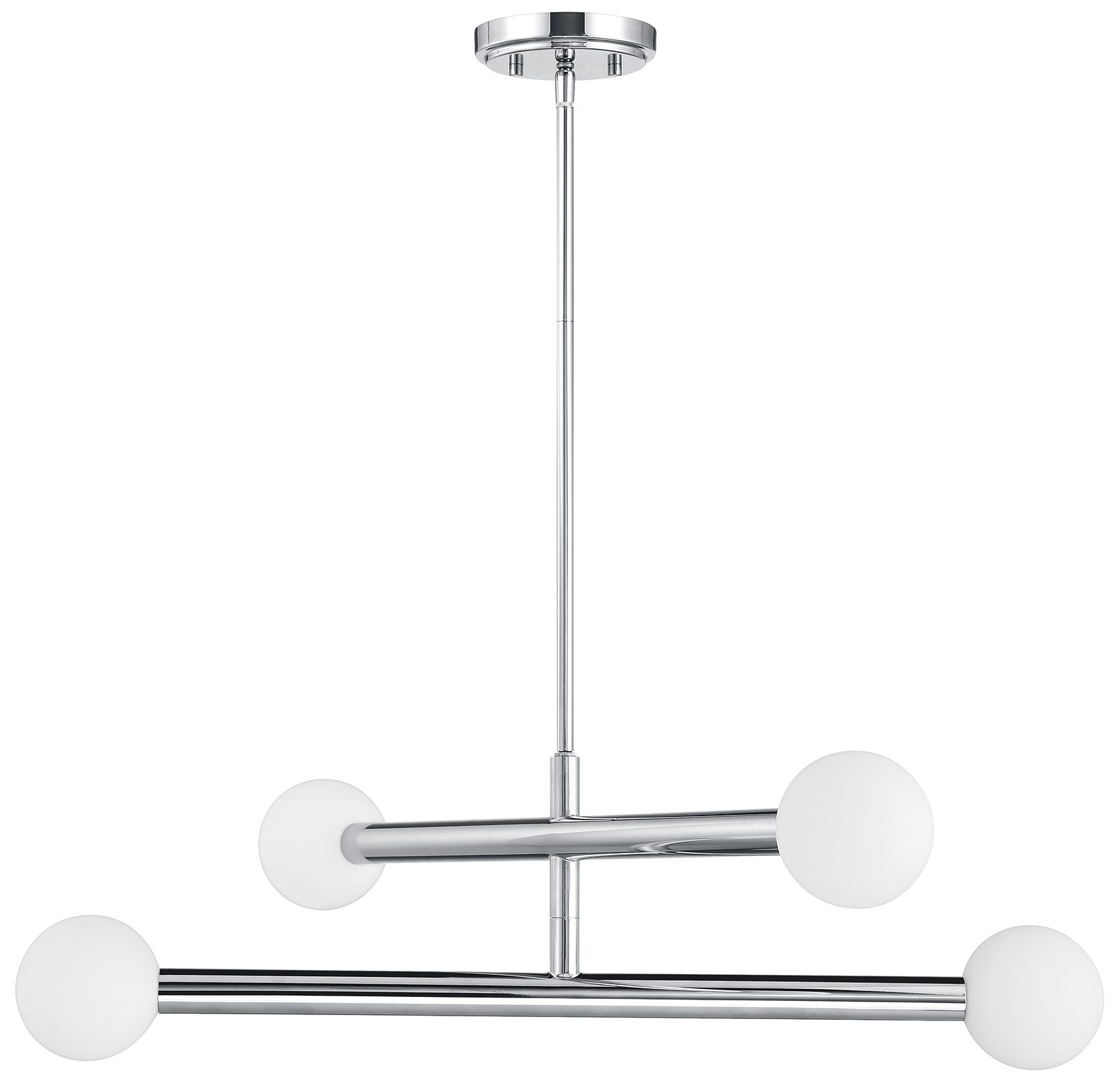 Thumbnail2 of 2-Light Chandelier in Natural Brass more views