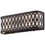 2_2 Light English Bronze ADA Sconce with Oatmeal Shade