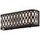 2 Light English Bronze ADA Sconce with Oatmeal Shade