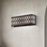 1_2 Light English Bronze ADA Sconce with Oatmeal Shade