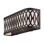 5_2 Light English Bronze ADA Sconce with Oatmeal Shade more views