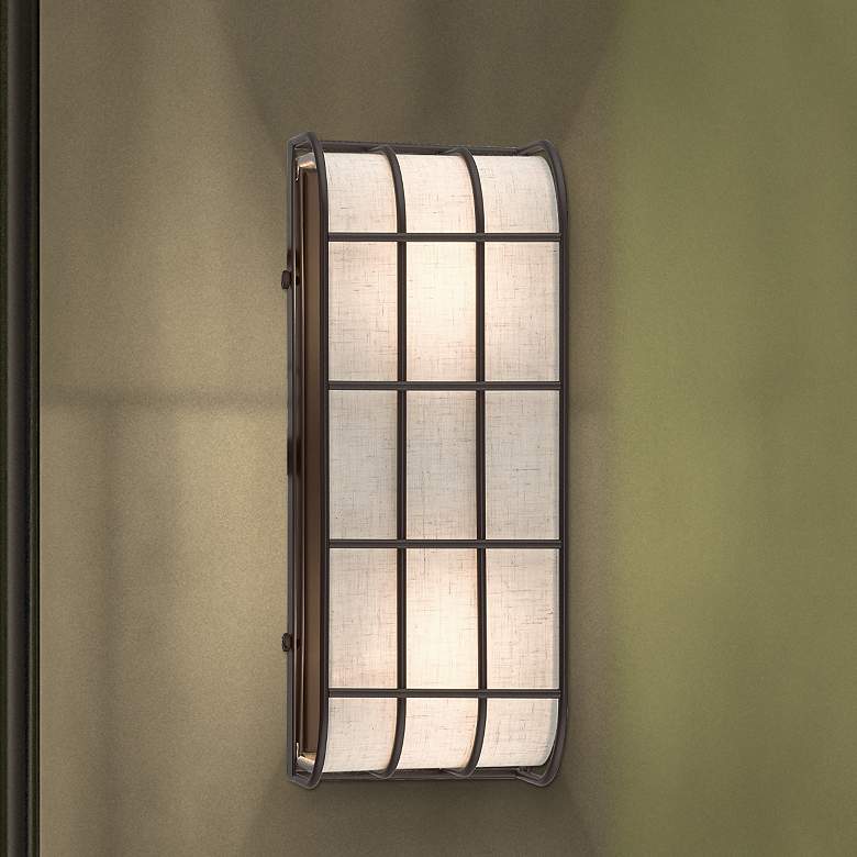 Image 1 2 Light English Bronze ADA Sconce