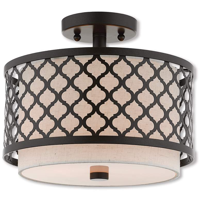 Image 1 2 Light English Bronze Ceiling Mount