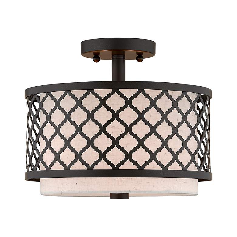 Image 4 2 Light English Bronze Ceiling Mount more views