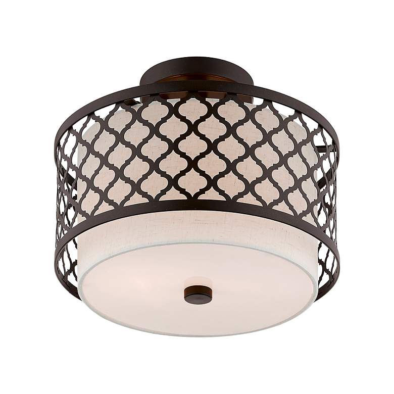 Image 6 2 Light English Bronze Ceiling Mount more views