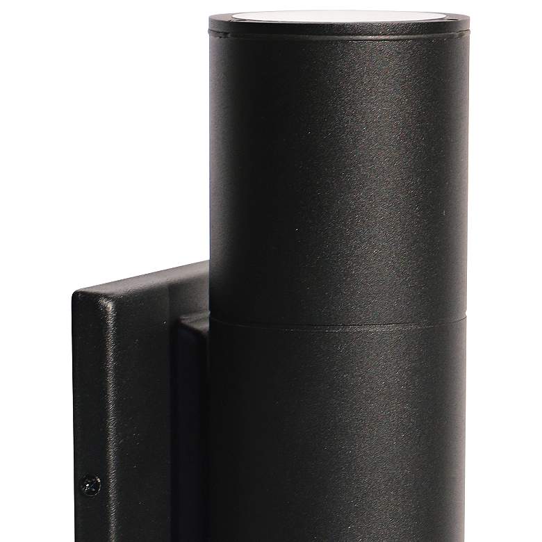 Image 2 2 Light; LED Large Up and Down Sconce Fixture; Black Finish; 20W; 120/277V more views