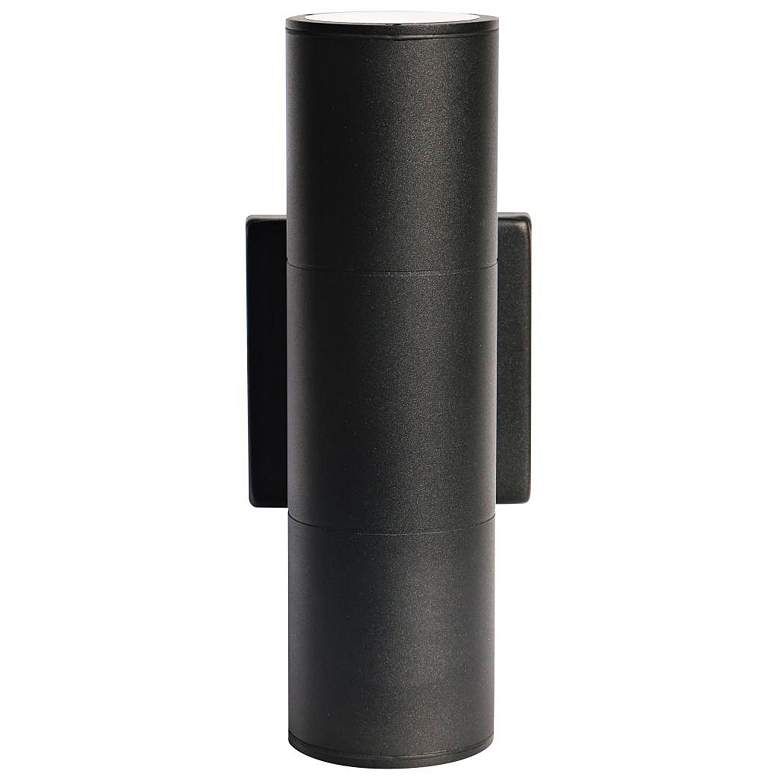Image 4 2 Light; LED Large Up and Down Sconce Fixture; Black Finish; 20W; 120/277V more views