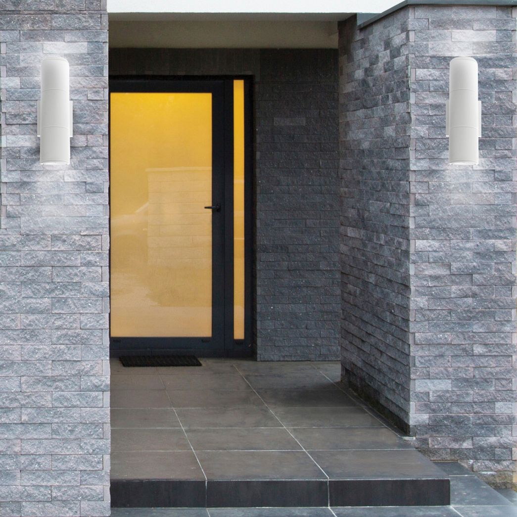 Image 4 2 Light; LED Large Up and Down Sconce Fixture; White Finish; 20W; 120/277V more views