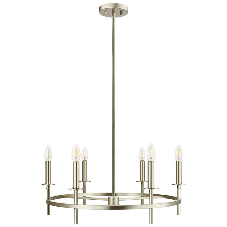 Image 2 2-Light Linear Chandelier in Chrome more views