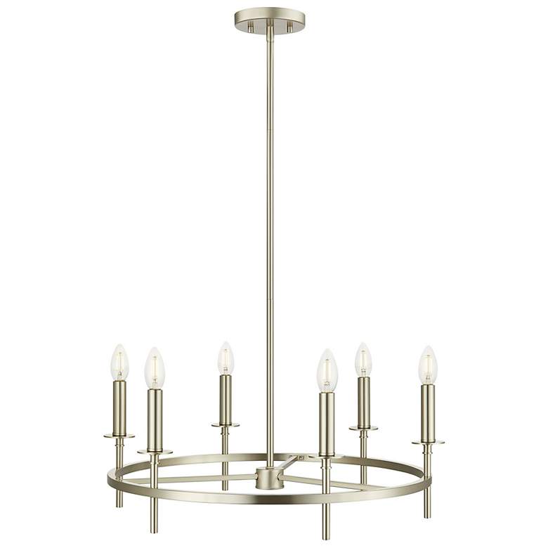 Image 3 2-Light Linear Chandelier in Chrome more views