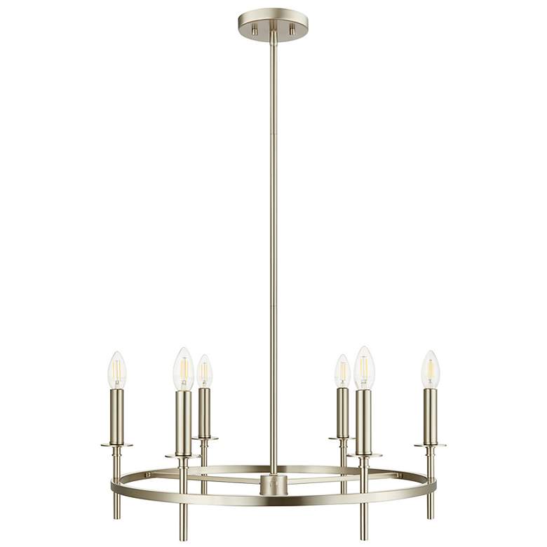 Image 6 2-Light Linear Chandelier in Chrome more views
