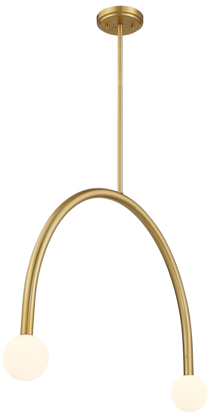 Image 3 2-Light Linear Chandelier in Matte Black more views