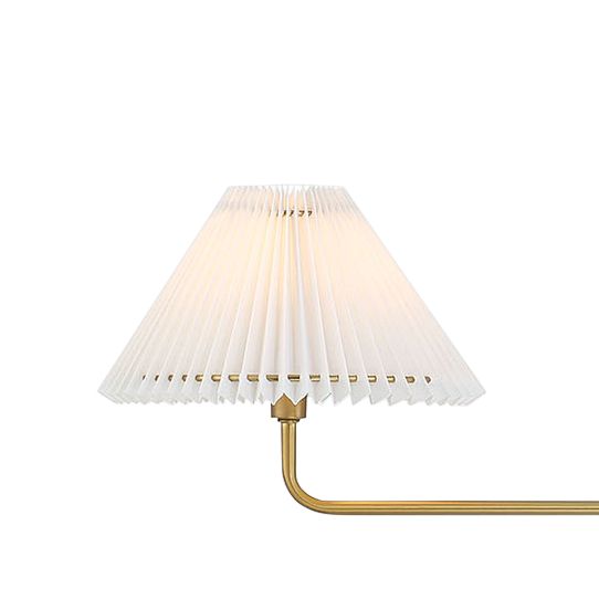 Image 2 2-Light Linear Chandelier in Natural Brass more views
