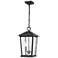2 Light Outdoor Chain Mount Ceiling Fixture in Oil Rubbed Bronze finish