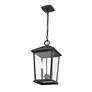3_2 Light Outdoor Chain Mount Ceiling Fixture in Oil Rubbed Bronze finish more views