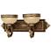 2 Light Palacial Bronze Bath