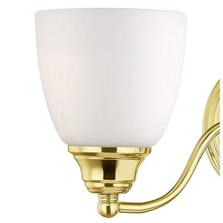 Image 3 2 Light Polished Brass Bath Vanity more views