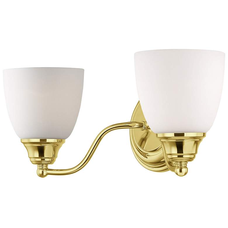 Image 5 2 Light Polished Brass Bath Vanity more views