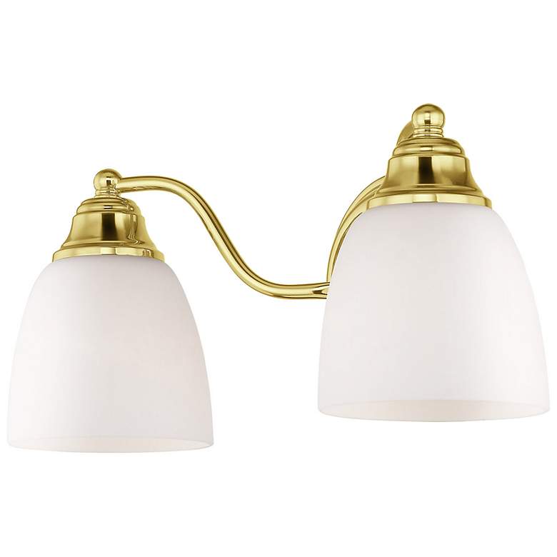 Image 6 2 Light Polished Brass Bath Vanity more views