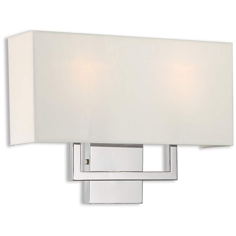 Image 1 2 Light Polished Chrome ADA Wall Sconce