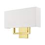 Thumbnail3 of 2 Light Polished Chrome ADA Wall Sconce more views