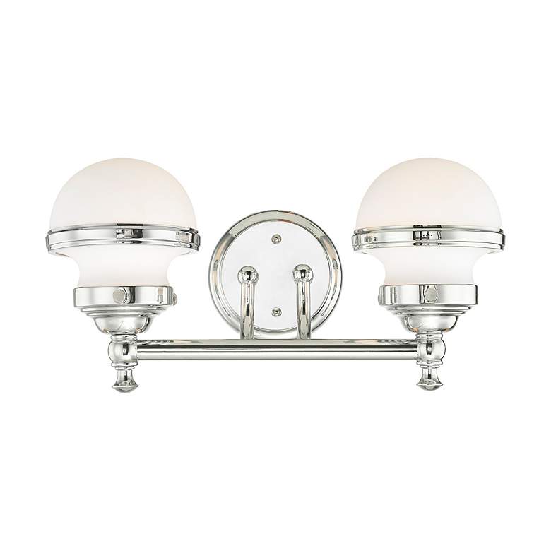 Image 4 2 Light Polished Chrome Bath Light more views