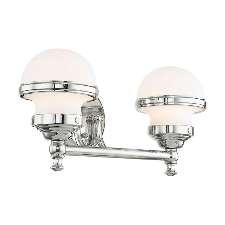 Image 5 2 Light Polished Chrome Bath Light more views
