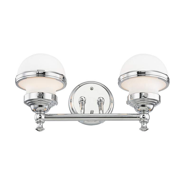 Image 6 2 Light Polished Chrome Bath Light more views