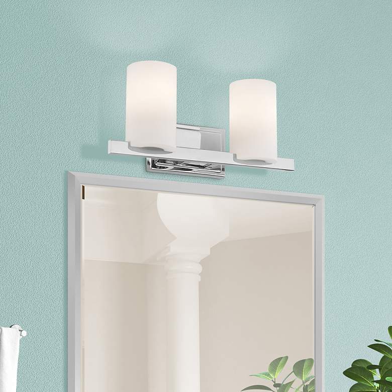 Image 1 2 Light Polished Chrome Bath Light
