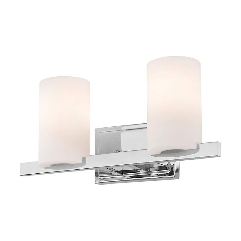 Image 5 2 Light Polished Chrome Bath Light more views