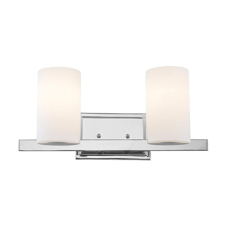 Image 6 2 Light Polished Chrome Bath Light more views