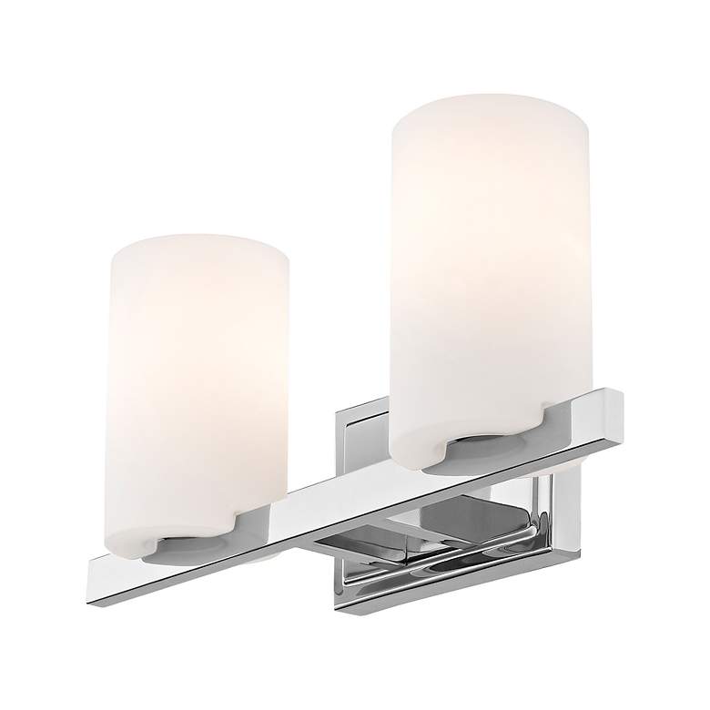 Image 7 2 Light Polished Chrome Bath Light more views