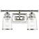2 Light Polished Chrome Bath Vanity
