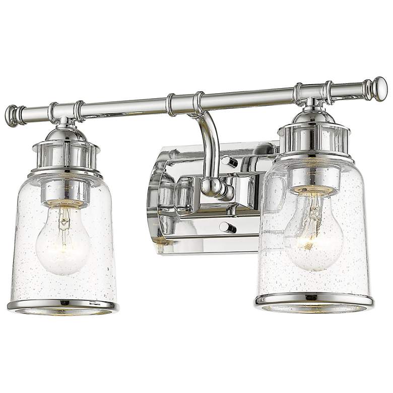 Image 6 2 Light Polished Chrome Bath Vanity more views